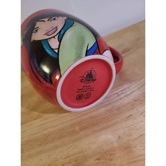 ⭐️ 2/$50 Disney Parks Mulan Coffee Mug “Live With Honor” Ceramic Mug - Picture 5 of 6